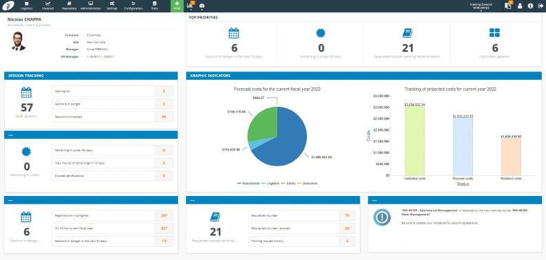 The Training Orchestra training resource management system