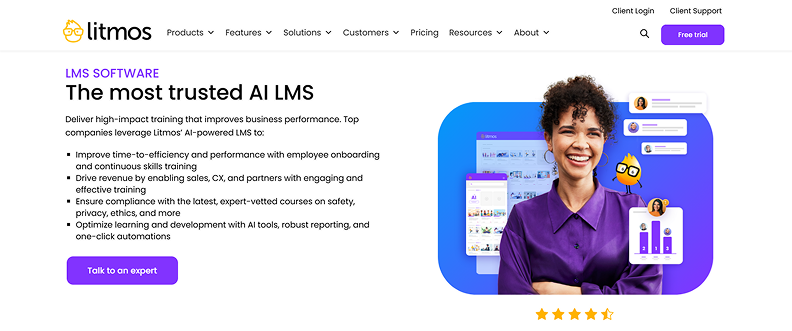 The Litmos LMS platform