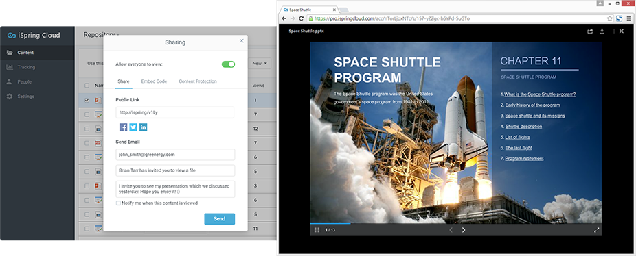 upload and share powerpoint presentations online with ispring cloud
