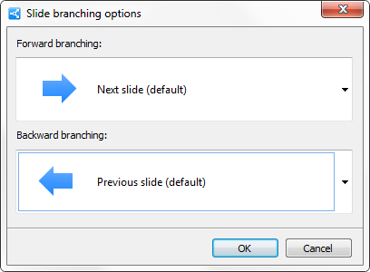 Slide Branching Options