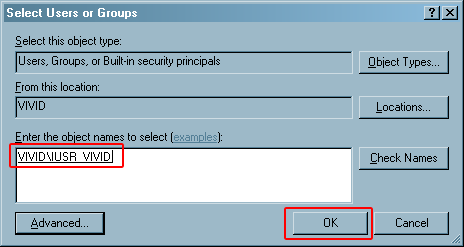 Confirm user account selection