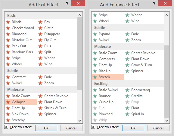 Picture 3: Animate flash card flips in PowerPoint