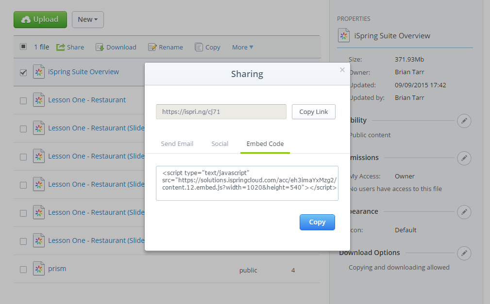 how to embed your html5 presentation into a website or blog