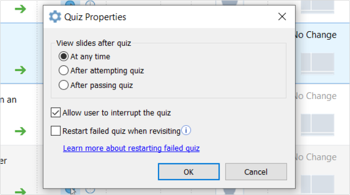 Quiz Properties