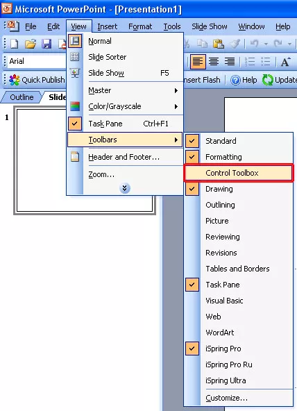How To Insert Flash Into Powerpoint 2003/Xp